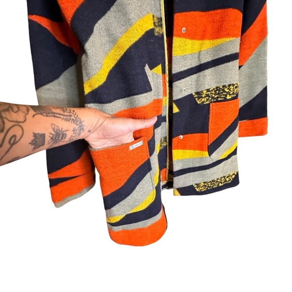 GOLDI Multi Color, Long Sleeve, Jacket Coat sz XS - Picture 15 of 16